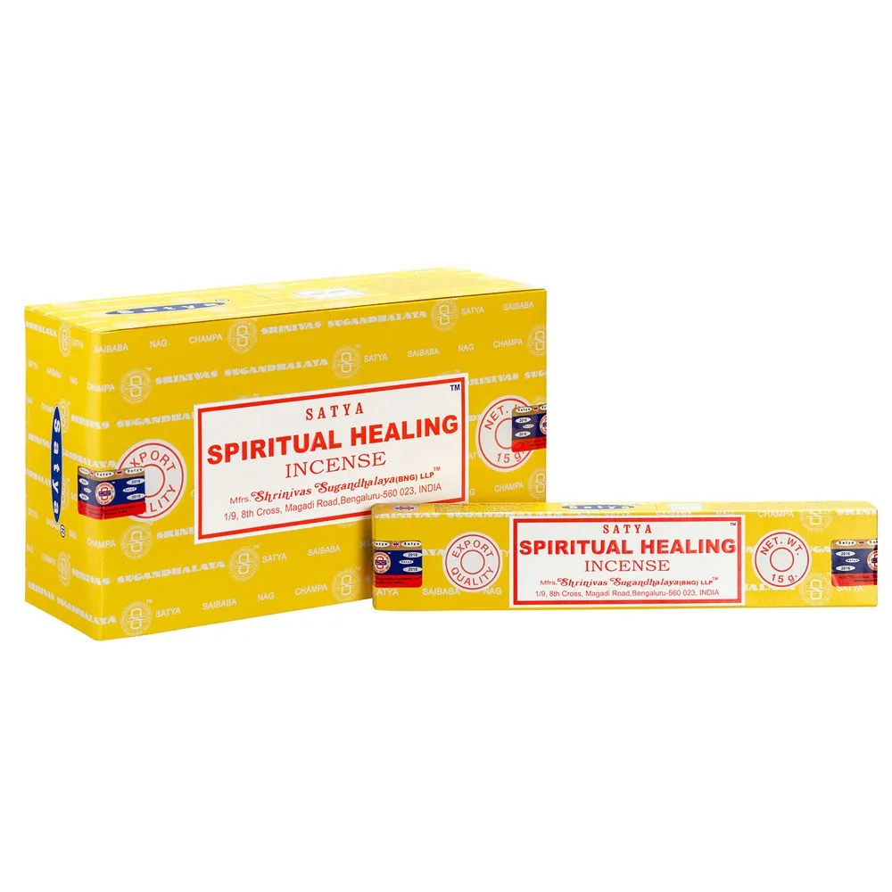 Set of 12 Spiritual Healing Incense Sticks by Satya Set of 12 Spiritual Healing Incense Sticks by Satya