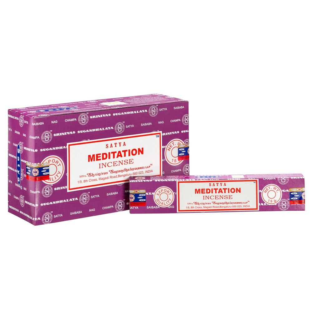 Set of 12 Meditation Incense Sticks by Satya Set of 12 Meditation Incense Sticks by Satya