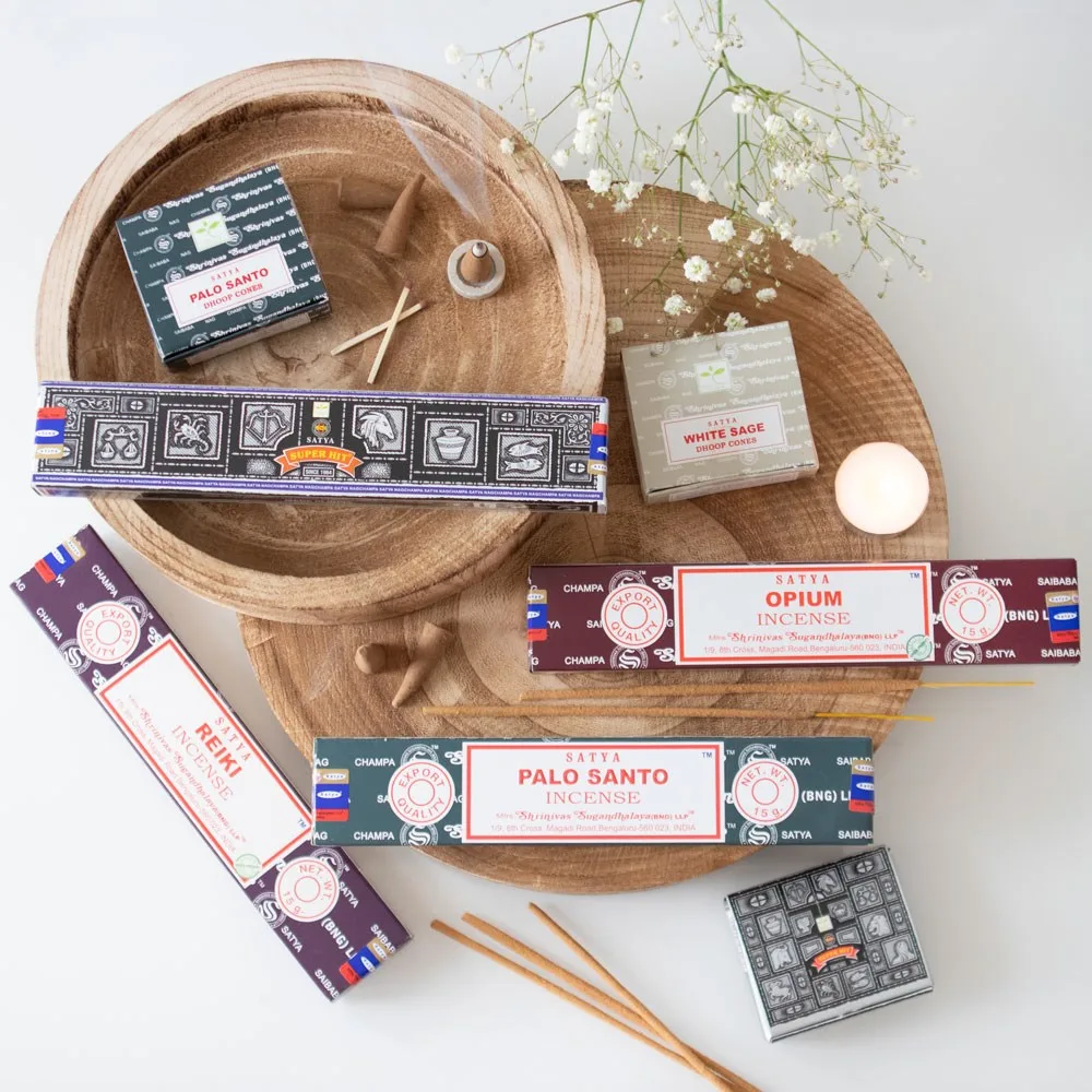 Set of 12 Palo Santo Incense Sticks by Satya (12/50) - Image 2