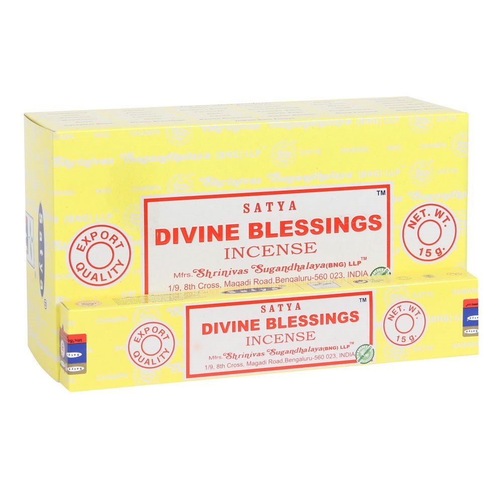Set of 12 Satya Divine Blessings Incense Sticks Set of 12 Satya Divine Blessings Incense Sticks