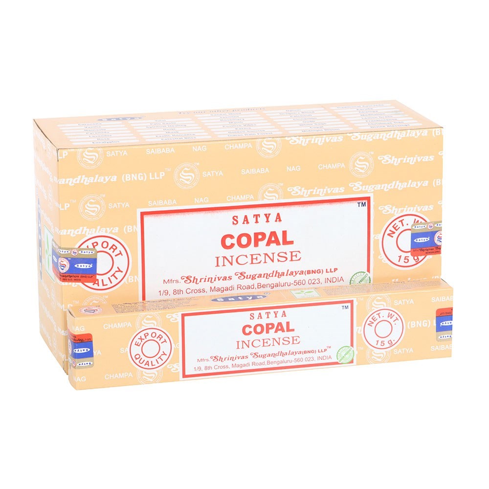Set of 12 Copal Incense Sticks by Satya Set of 12 Copal Incense Sticks by Satya