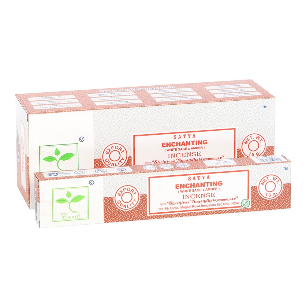 Set of 6 Earth Satya Enchanting Incense