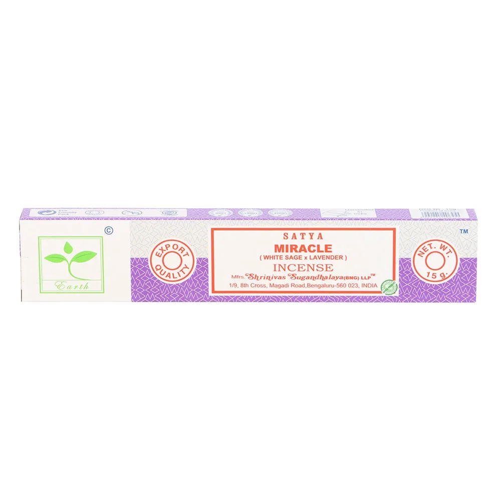 Set of 6 Earth Satya Miracle Incense (12/50) - Image 2