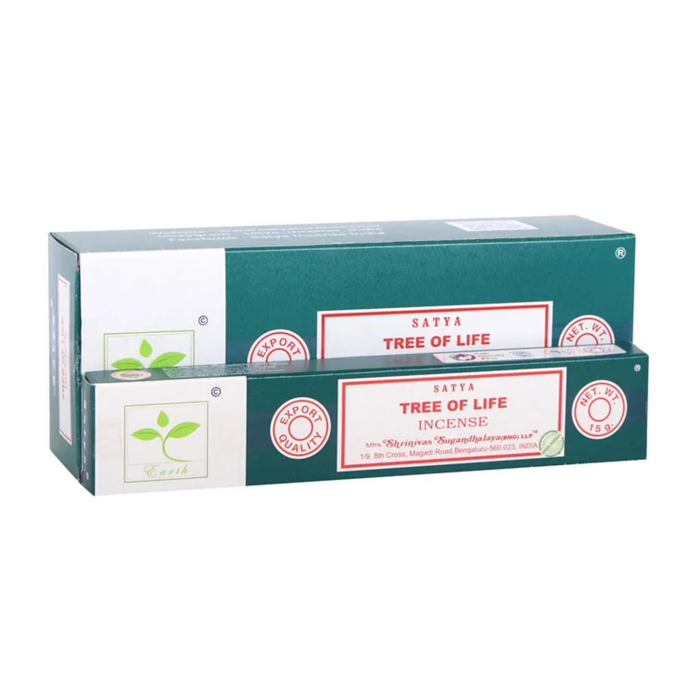 6 Packs of Tree of Life Earth Incense by Satya 6 Packs of Tree of Life Earth Incense by Satya