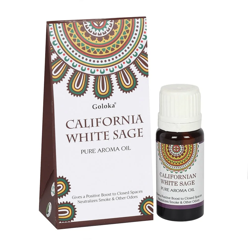 Set of 12 Goloka California White Sage Fragrance Oils Set of 12 Goloka California White Sage Fragrance Oils
