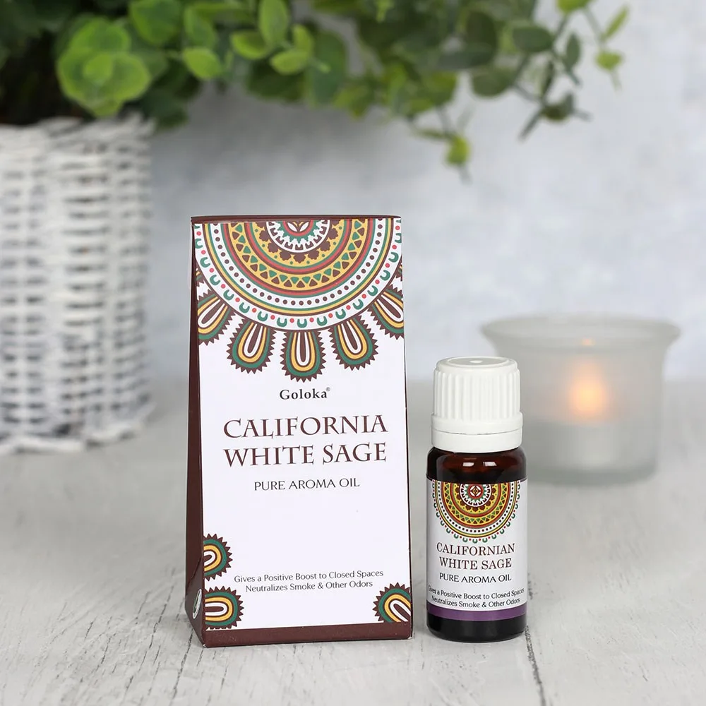 Set of 12 Goloka California White Sage Fragrance Oils - Image 2