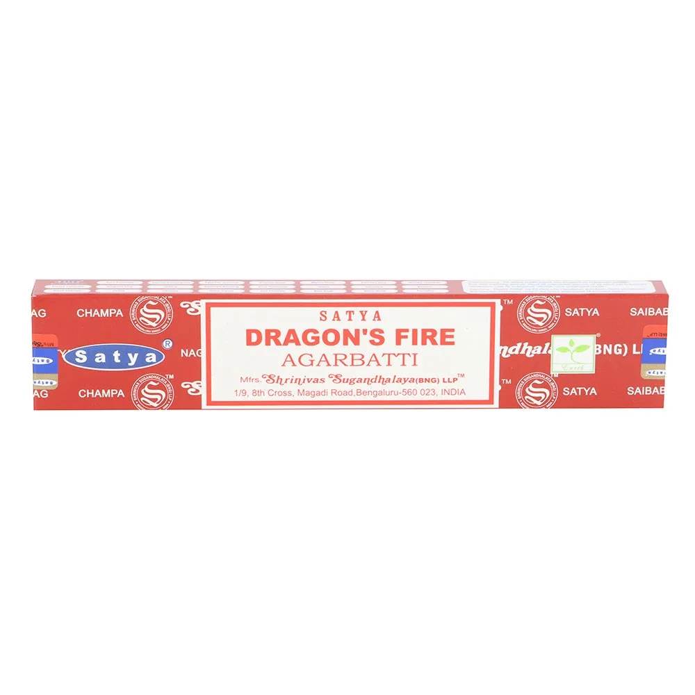 Set of 12 Dragon's Fire Perfumed Incense by Satya (12/50) - Image 2